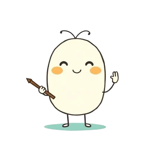 Study mascot pointing at the lesson